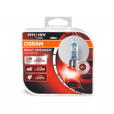 Галогеновые лампы Osram Night Breaker Unlimited H11